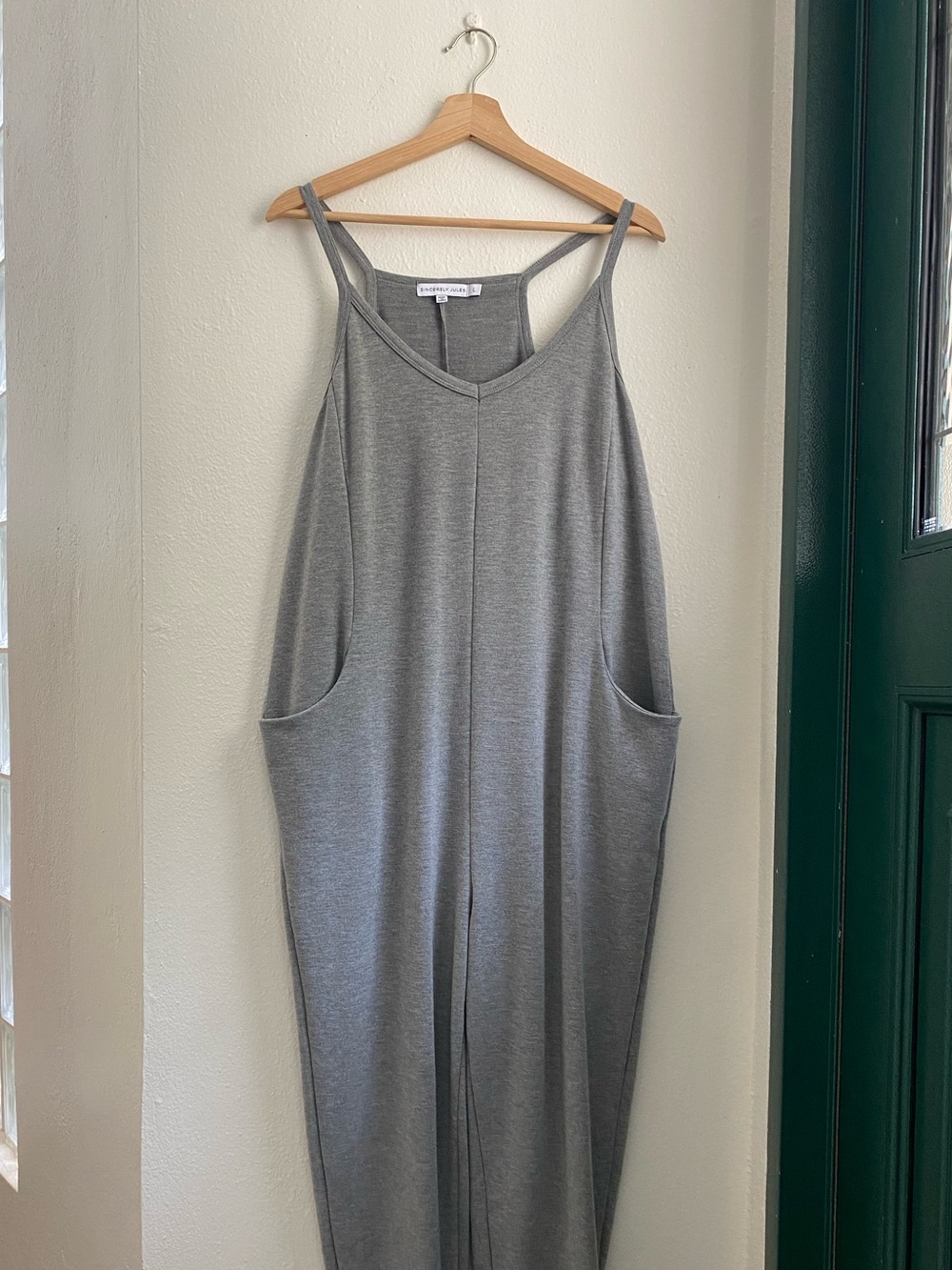 Sincerely Jules • Grey Relaxed Pocket Jumpsuit